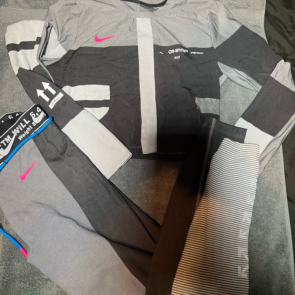 Womens off white x nike set